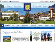 Tablet Screenshot of kupelens.sk